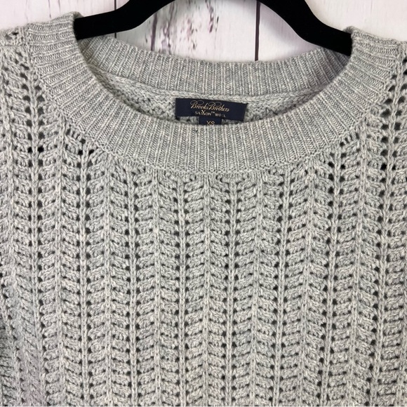 Brooks Brothers | wool gray sweater - Picture 2 of 6